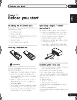 Preview for 5 page of Pioneer VSX-516 Operating Instructions Manual