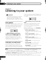 Preview for 22 page of Pioneer VSX-516 Operating Instructions Manual