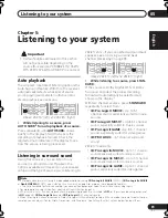 Preview for 31 page of Pioneer VSX-517-K Operating Instructions Manual