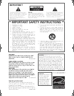 Preview for 3 page of Pioneer VSX-518 Operating Instructions Manual