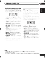 Preview for 25 page of Pioneer VSX-518 Operating Instructions Manual