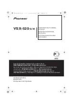 Предварительный просмотр 1 страницы Pioneer VSX-520-K Operating Instructions Manual