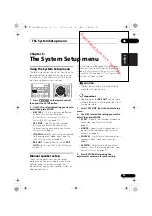 Предварительный просмотр 39 страницы Pioneer VSX-520-K Operating Instructions Manual