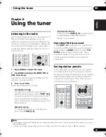 Предварительный просмотр 41 страницы Pioneer VSX-520 Operating Instructions Manual