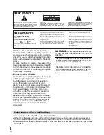 Предварительный просмотр 2 страницы Pioneer VSX-609RDS Operating Instructions Manual