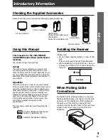 Предварительный просмотр 5 страницы Pioneer VSX-609RDS Operating Instructions Manual