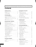 Preview for 4 page of Pioneer VSX-72TXV Operating Instructions Manual