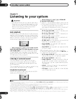 Preview for 26 page of Pioneer VSX-72TXV Operating Instructions Manual