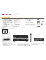 Pioneer VSX-815-K Datasheet preview