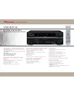 Pioneer VSX-817-K Datasheet preview