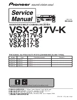 Preview for 1 page of Pioneer VSX-817-K Service Manual