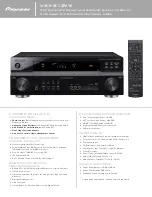 Pioneer VSX-818V Specifications preview