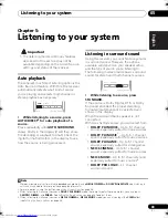 Preview for 33 page of Pioneer VSX-819H-K - AV Receiver - Gloss Operating Instructions Manual