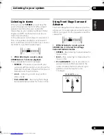 Preview for 35 page of Pioneer VSX-819H-K - AV Receiver - Gloss Operating Instructions Manual