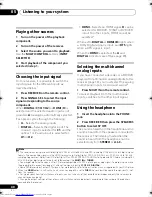 Preview for 40 page of Pioneer VSX-819H-K - AV Receiver - Gloss Operating Instructions Manual