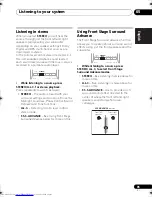 Preview for 35 page of Pioneer VSX-819H Operating Instructions Manual