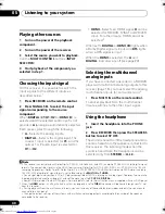 Preview for 40 page of Pioneer VSX-819H Operating Instructions Manual