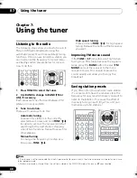 Preview for 48 page of Pioneer VSX-820 Operating Instructions Manual