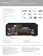 Preview for 2 page of Pioneer VSX-821-K Specifications