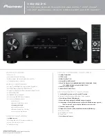 Pioneer VSX-822-K Specifications preview