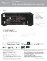 Preview for 2 page of Pioneer VSX-822-K Specifications