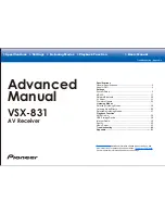 Предварительный просмотр 25 страницы Pioneer VSX-831 Basic Manual