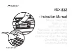 Pioneer VSX-832 Instruction Manual предпросмотр