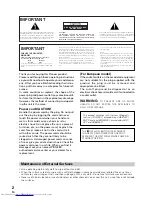 Preview for 2 page of Pioneer VSX-839RDS Operating Instructions Manual