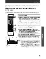 Preview for 39 page of Pioneer VSX-908RDS Operating Instruction