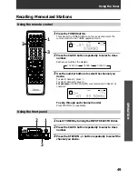 Preview for 49 page of Pioneer VSX-908RDS Operating Instruction