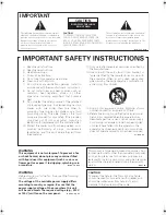 Предварительный просмотр 3 страницы Pioneer VSX-9130TXH-K - 140 Watts A/V Receiver Operating Instructions Manual