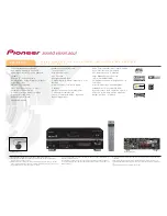 Pioneer VSX-915-K Datasheet предпросмотр