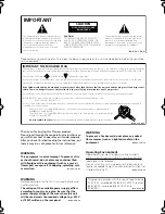 Предварительный просмотр 2 страницы Pioneer VSX-916-K Operating Instructions Manual