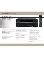 Pioneer VSX-917-S Specifications preview