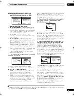 Предварительный просмотр 41 страницы Pioneer VSX-91THX - VSX91 - Elite 7.1 Channel Audio/Video Receiver Operating Instructions Manual