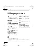 Preview for 34 page of Pioneer VSX 920 Operating Instructions Manual