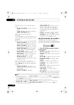 Preview for 36 page of Pioneer VSX 920 Operating Instructions Manual