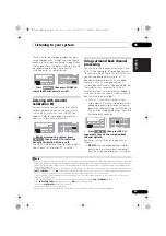 Preview for 39 page of Pioneer VSX 920 Operating Instructions Manual