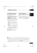 Preview for 43 page of Pioneer VSX 920 Operating Instructions Manual