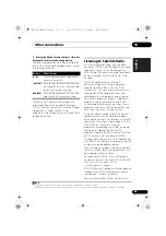 Preview for 69 page of Pioneer VSX 920 Operating Instructions Manual