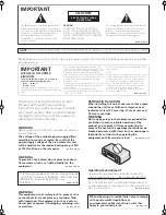 Preview for 2 page of Pioneer VSX-AX5Ai-G Operating Instructions Manual