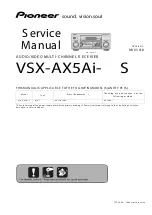 Предварительный просмотр 1 страницы Pioneer VSX-AX5Ai-S Service Manual