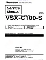 Предварительный просмотр 74 страницы Pioneer VSX-C100-K Service Manual