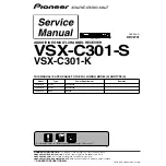 Preview for 1 page of Pioneer VSX-C301-K Service Manual