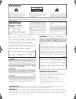 Preview for 2 page of Pioneer VSX-C301 Operating Instructions Manual