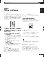 Preview for 25 page of Pioneer VSX-C301 Operating Instructions Manual