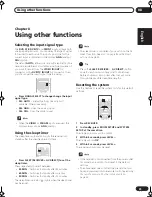 Preview for 29 page of Pioneer VSX-C301 Operating Instructions Manual