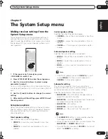 Preview for 31 page of Pioneer VSX-C301 Operating Instructions Manual