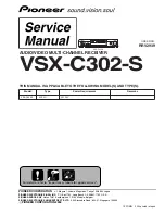 Предварительный просмотр 1 страницы Pioneer VSX-C302-S Service Manual