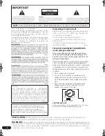 Предварительный просмотр 2 страницы Pioneer VSX-C501-S Operating Instruction